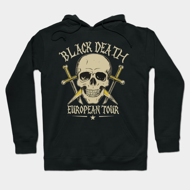 Black death european tour Hoodie by Rahelrana